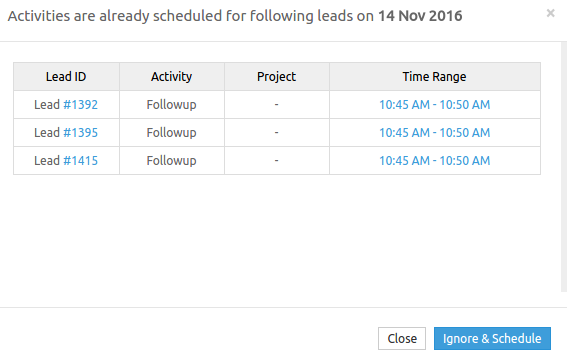 Sell.Do-Scheduled Activity List