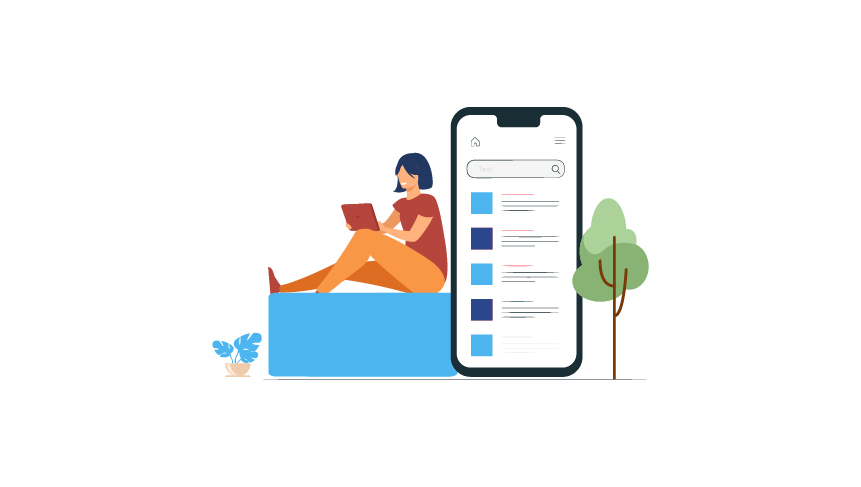 Work from anywhere with a mobile app