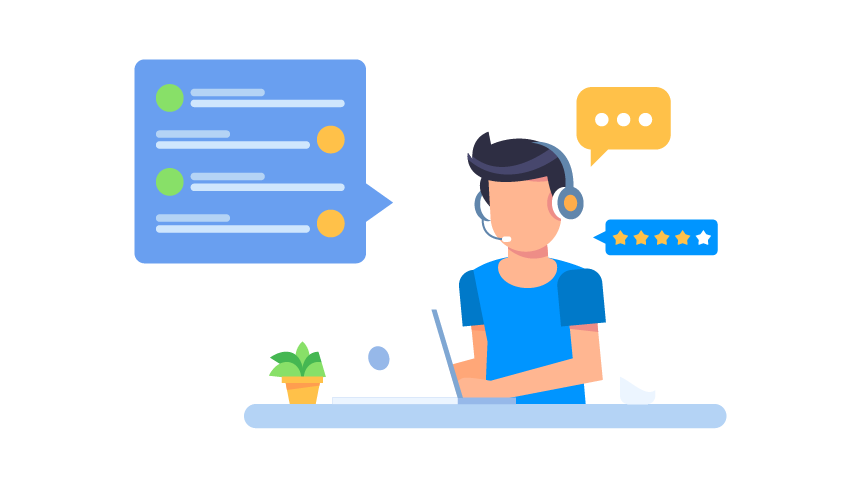 Offer convenience to customers with live chat