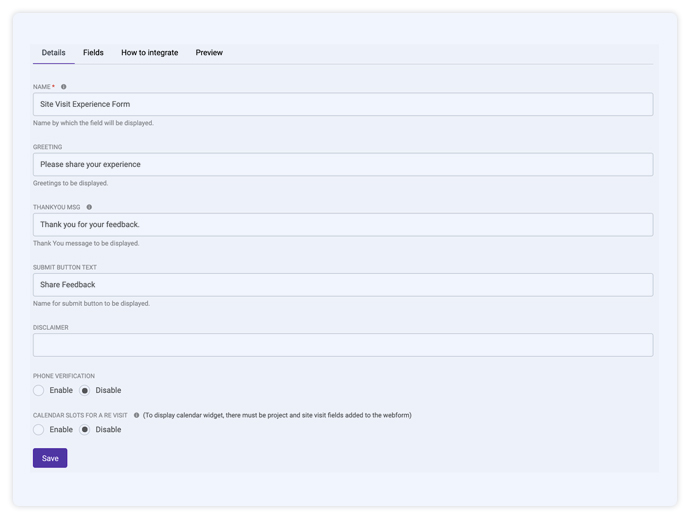 Capture Customer Sentiment or Feedback via Survey Forms