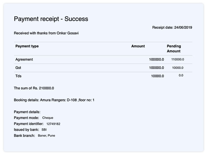 Print & Email Receipts