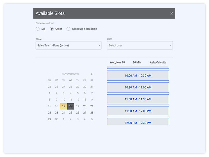 Online Site Visit Scheduling with Meeting Slots & Sales Availability